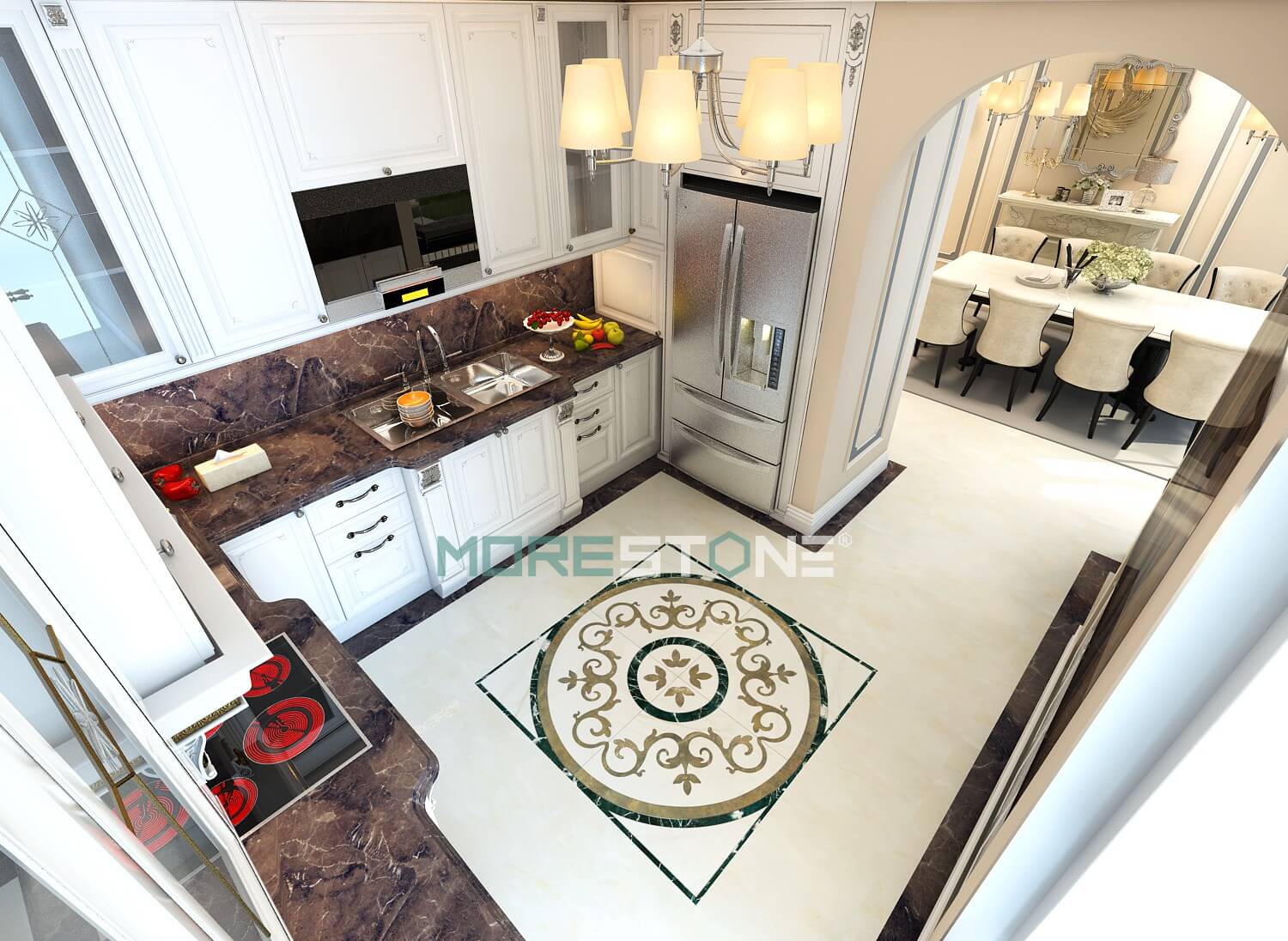 Thiết kế nội thất bếp biệt thự cao cấp, tiện nghi. Thiết kế phòng bếp, tủ bếp đẹp